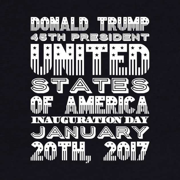 Donald Trump 45th President United States of america inauguration day by captainmood